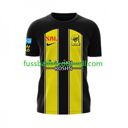 Fußballtrikots Al-Ittihad 2023-2024 Kurzarm Heimtrikotsatz kaufen